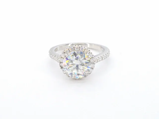 Entourage ring met briljanten - afbeelding 4 van  5
