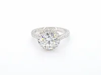 Entourage ring met briljanten - afbeelding 4 van  5