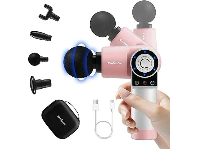 Enventor mini-massagepistool - afbeelding 2 van  2