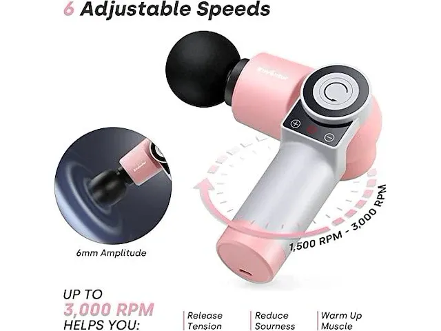 Enventor mini-massagepistool - afbeelding 1 van  2