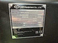 Ep - efl 252 x + vorkversteller en sideshift - vorkheftruck - afbeelding 7 van  32