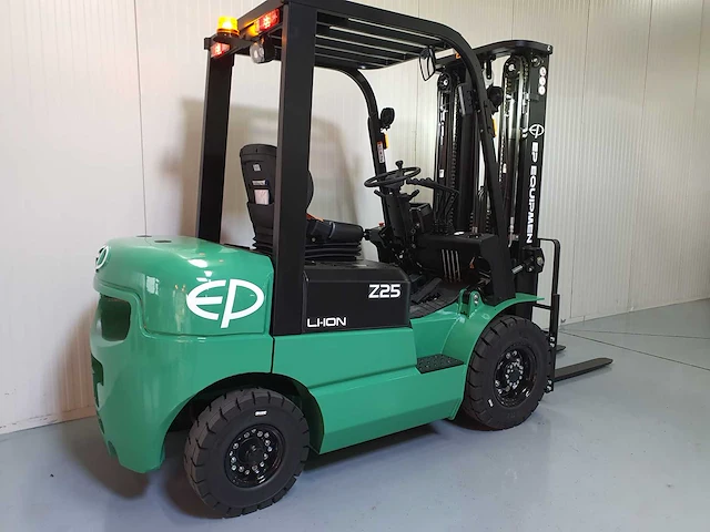 Ep - efxz-251 - 4,8 meter triplex, li-ion, free-lift, side-shift - vorkheftruck - afbeelding 9 van  19