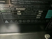 Ep - efxz-301-h - 4,8 meter triplex, li-ion, free-lift, side-shift - vorkheftruck - afbeelding 7 van  19