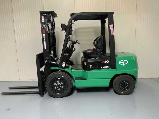 Ep - efxz-301-h - 4.8 meter triplex, li-ion, free-lift, side-shift - vorkheftruck - afbeelding 12 van  19