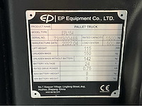 Ep - epl 154 elektrische palletwagen, bj 2022, 195 uur - afbeelding 2 van  14