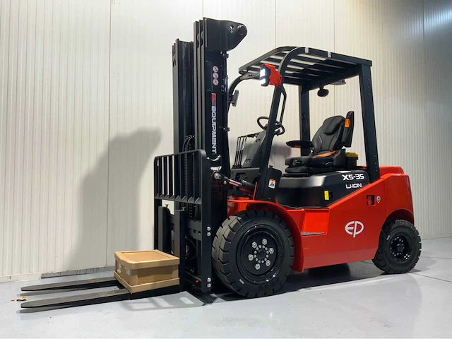 Ep 3500kg hefvermogen- 4.8 meter triplex, free-lift, side-shift vorkheftruck - afbeelding 1 van  14
