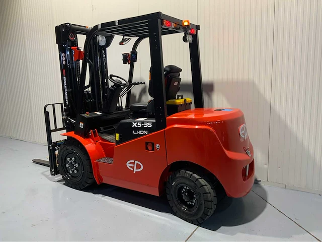 Ep 3500kg hefvermogen- 4.8 meter triplex, free-lift, side-shift vorkheftruck - afbeelding 8 van  14