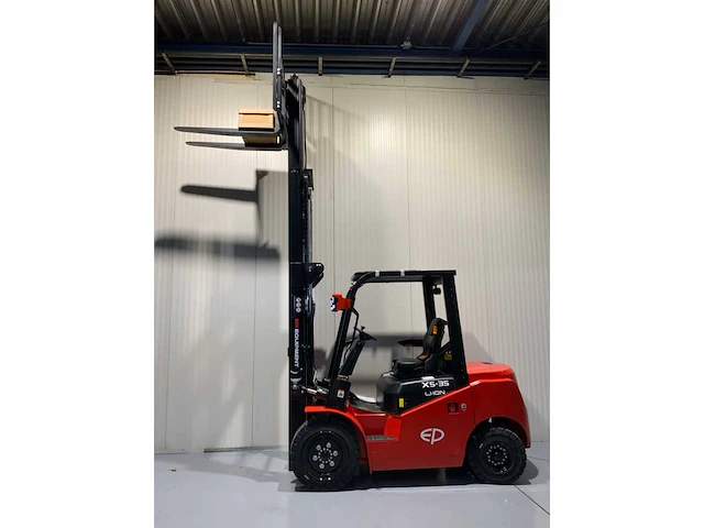 Ep 3500kg hefvermogen- 4.8 meter triplex, free-lift, side-shift vorkheftruck - afbeelding 13 van  14