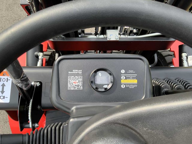 Ep efl 252 xs heftruck - 4,5 meter triplex, li-ion, free-lift, side-shift - vorkheftruck - afbeelding 22 van  39