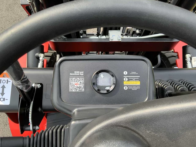 Ep efl 252 xs heftruck - 4,5 meter triplex, li-ion, free-lift, side-shift - vorkheftruck - afbeelding 22 van  39