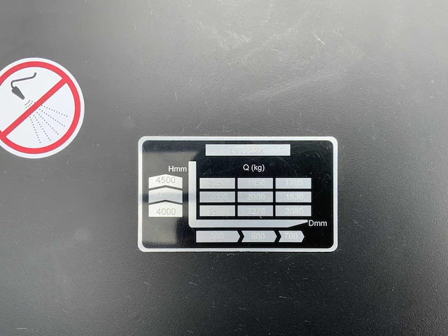 Ep efl 252 xs heftruck - 4,5 meter triplex, li-ion, free-lift, side-shift - vorkheftruck - afbeelding 29 van  39