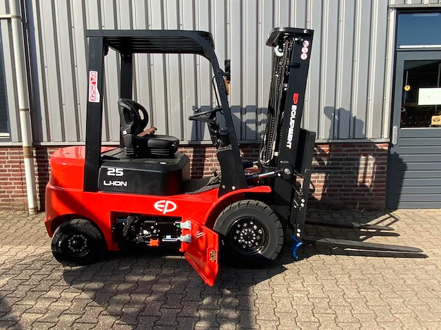Ep efl 252x - 4.8m triplex, li-ion, free-lift, side-shift - vorkheftruck - afbeelding 11 van  20