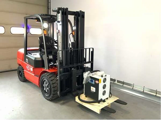 Ep efl-352 - 4.8 meter triplex, li-ion, free-lift, side-shift - vorkheftruck - afbeelding 16 van  27