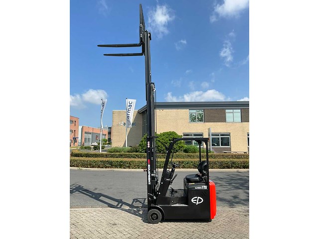 Ep efs 151 - 4,35 meter triplex, li-ion, free-lift, side-shift - vorkheftruck - afbeelding 10 van  28