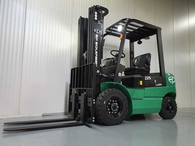 Ep efxz-251 - 4.8 meter triplex, li-ion, free-lift, side-shift - vorkheftruck - afbeelding 1 van  19