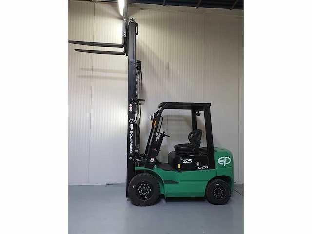Ep efxz-251 - 4.8m triplex, li-ion, free-lift, side-shift - vorkheftruck - afbeelding 8 van  19