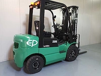 Ep efxz-251 - 4.8m triplex, li-ion, free-lift, side-shift - vorkheftruck - afbeelding 9 van  19