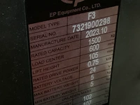 Ep f3 elektrische pallettruck - afbeelding 5 van  9