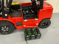 Ep x4-30 - 4.8 meter triplex, uitneembare accu's incl. docking station accu's, free-lift, side-shift vorkheftruck - afbeelding 22 van  37