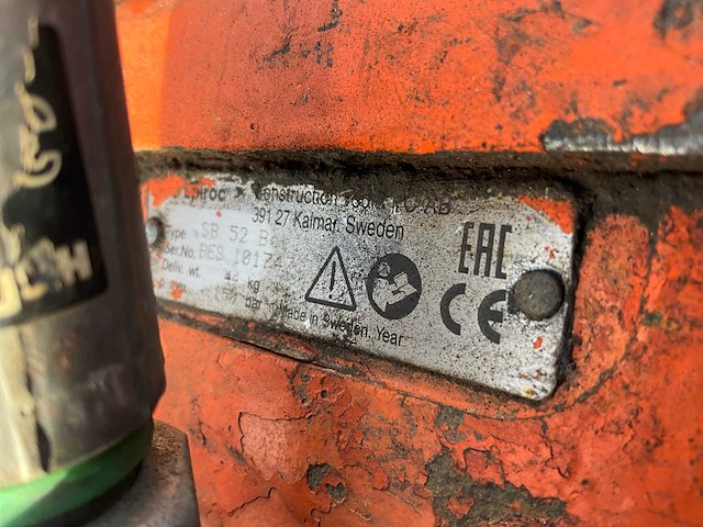 Epiroc sb 52 hydraulische sloophamer - afbeelding 6 van  6