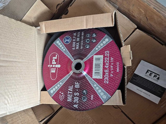 Epl - 230*6.4x22.23 slijpschijven (850x) - afbeelding 1 van  4