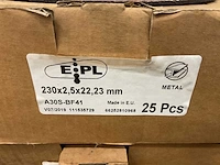 Epl metal a30 s-bf 230x2.5x22.23 slijpschijven (100x) - afbeelding 3 van  3