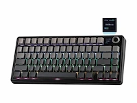 Epomaker x aula f75 gaming keyboard qwerty zwart/grijs - afbeelding 1 van  1