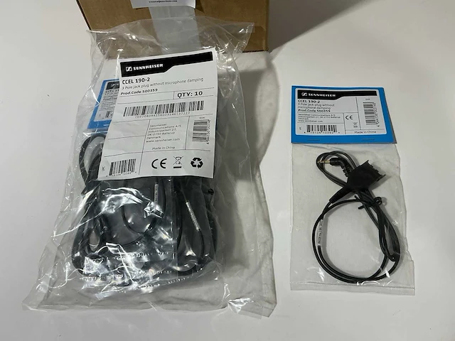 Epos 1000847 ccel190-2 (100 cm qd/jack) headsetaansluitkabel (26x) - afbeelding 1 van  3