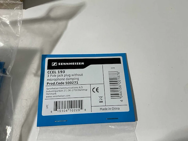 Epos 1000852 ccel193/3,5mm-qd headsetaansluitkabel (60x) - afbeelding 3 van  3