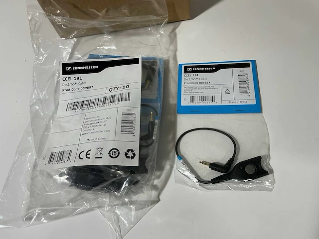 Epos 9887 ccel191 (2,5mm jack-qd) headsetaansluitkabel (20x) - afbeelding 1 van  3