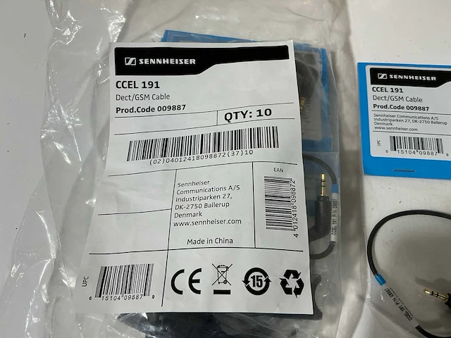 Epos 9887 ccel191 (2,5mm jack-qd) headsetaansluitkabel (20x) - afbeelding 3 van  3