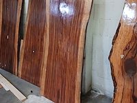 Epoxy boomstamtafel suar walnoot 180x90 binnen/buiten, sanderz, 2025 - afbeelding 6 van  6