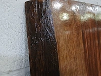 Epoxy boomstamtafel suar walnoot 180x90 binnen/buiten, sanderz, 2025 - afbeelding 4 van  5