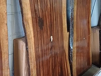 Epoxy boomstamtafel suar walnoot 180x90 binnen/buiten, sanderz, 2025 - afbeelding 2 van  5