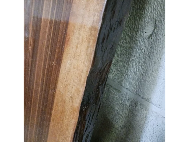 Epoxy boomstamtafel suar walnoot 180x90 binnen/buiten, sanderz, 2025 - afbeelding 4 van  5