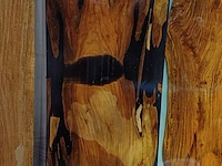 Epoxy buiten binnen eettafel 240x100, 2025 - afbeelding 2 van  6