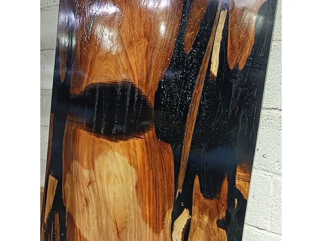 Epoxy buiten binnen eettafel 240x100, 2025 - afbeelding 3 van  6