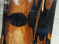 Epoxy buiten binnen eettafel 240x100, 2025 - afbeelding 3 van  6
