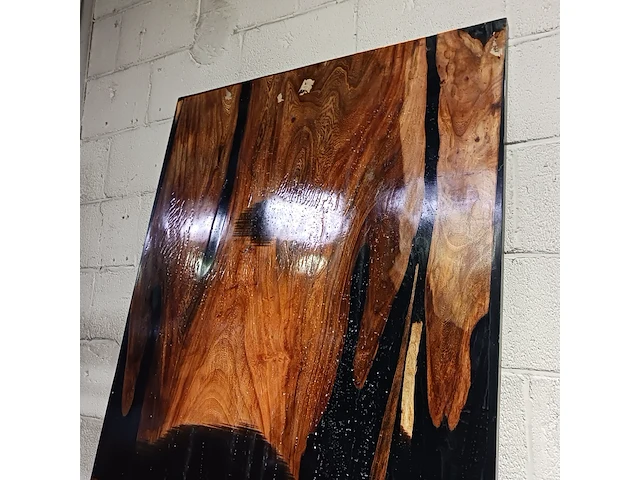 Epoxy buiten binnen eettafel 240x100, 2025 - afbeelding 4 van  6