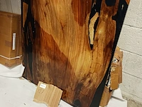Epoxy buiten binnen eettafel 240x100, 2025 - afbeelding 5 van  6