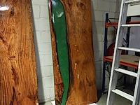 Epoxy buiten/binnen eettafel 240x100, 2025 - afbeelding 1 van  8