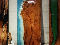 Epoxy buiten/binnen eettafel 240x100, 2025 - afbeelding 1 van  7