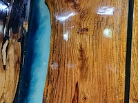 Epoxy buiten/binnen eettafel 240x100, 2025 - afbeelding 2 van  7