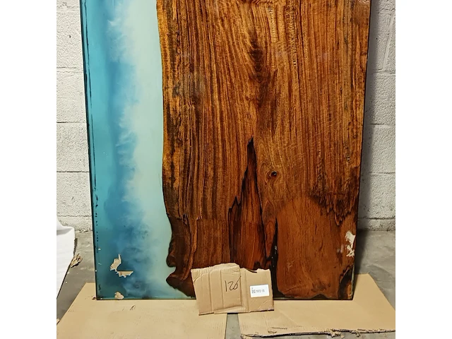 Epoxy buiten/binnen eettafel 240x100, 2025 - afbeelding 3 van  7