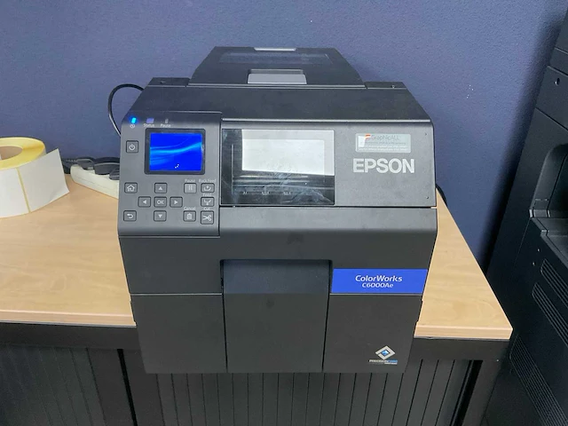 Epson colorworks cw-c6000ae labelprinter - afbeelding 1 van  8
