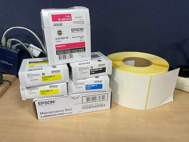 Epson colorworks cw-c6000ae labelprinter - afbeelding 8 van  8