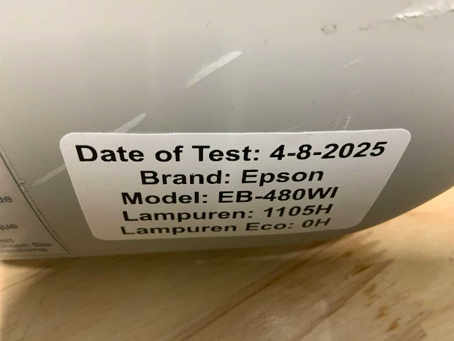 Epson eb-480 beamer (4x) - afbeelding 6 van  9