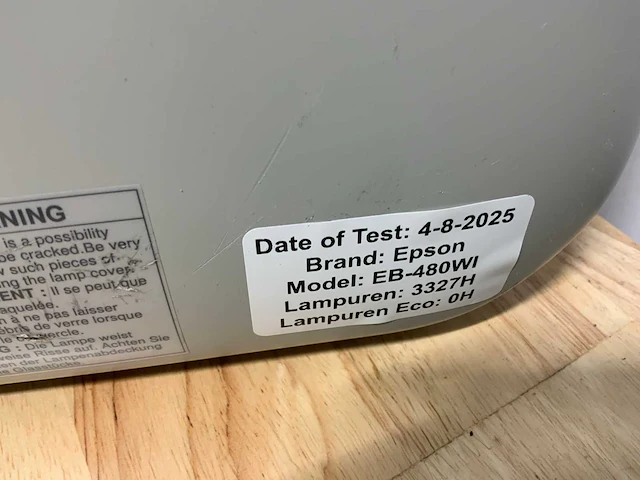 Epson eb-480 beamer (4x) - afbeelding 7 van  9