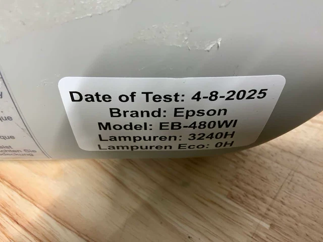 Epson eb-480 beamer (4x) - afbeelding 9 van  9