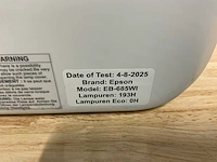 Epson eb-685w beamer (2x) - afbeelding 7 van  8